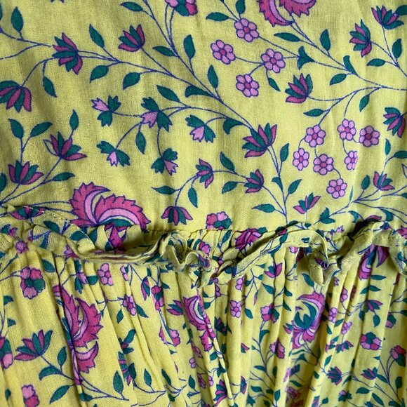 Banjanan Floral Honey Maxi Dress Medium 100% Cotton - Picture 8 of 8